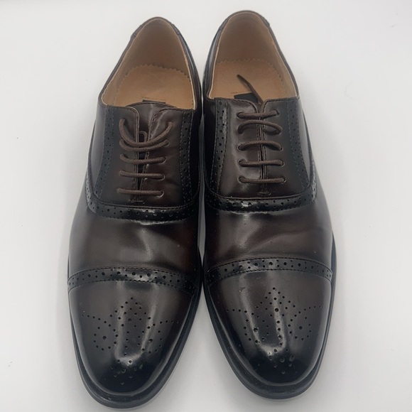 Men’s Masimo Ny Size 9 Brown Leather Slip On Loafers NWOT - Picture 4 of 7